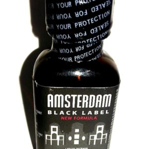 Poppers Amsterdam Black  label 24ml Poppers Amsterdam